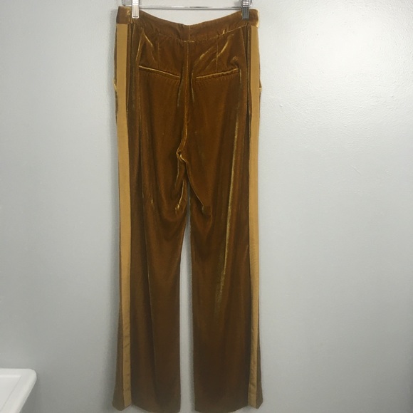 VERONICA BEARD | Ramsey wide leg tux pants gold 2 - Picture 8 of 9